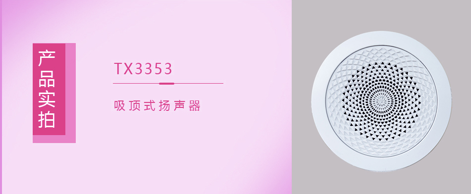 TX3353吸頂式揚(yáng)聲器